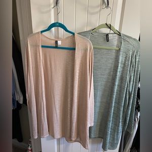 Women’s H&M thin cardigans 2pack